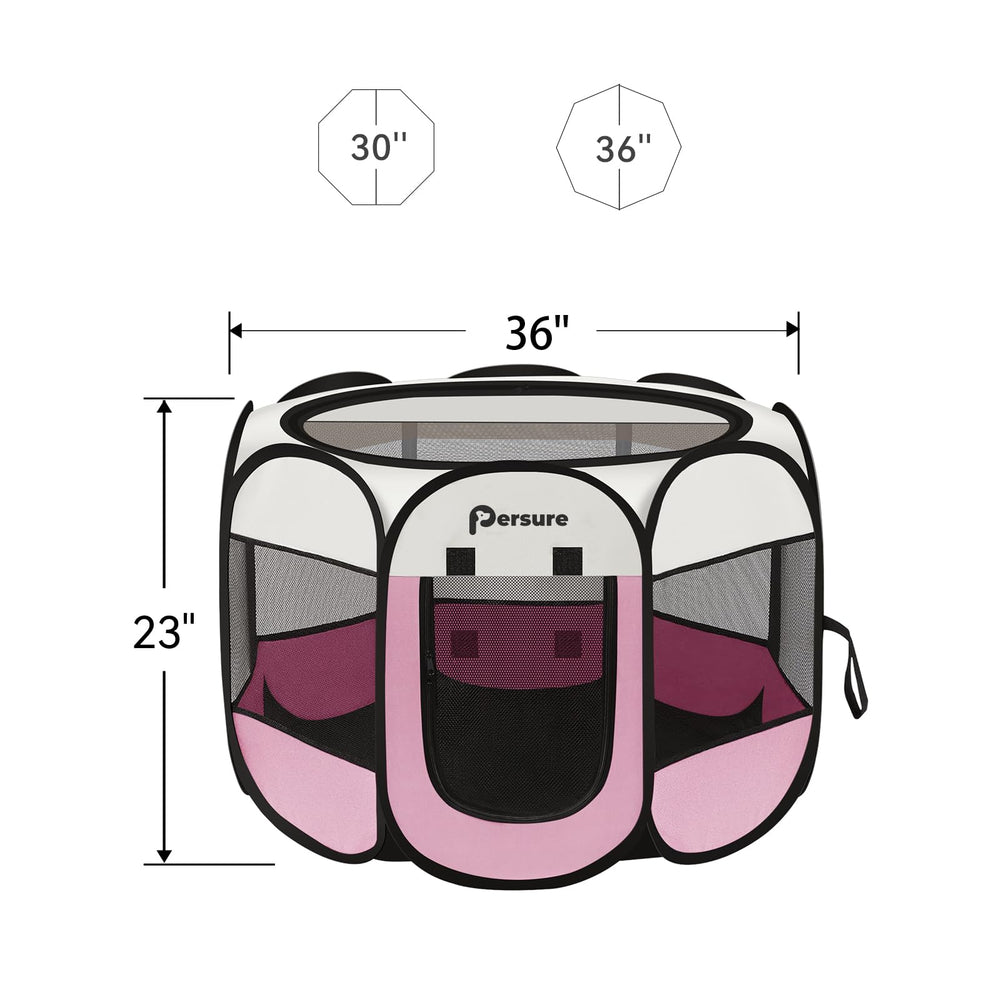 Persure Playpen uso multipropósito para gatos, perros y mascotas pequeñas.