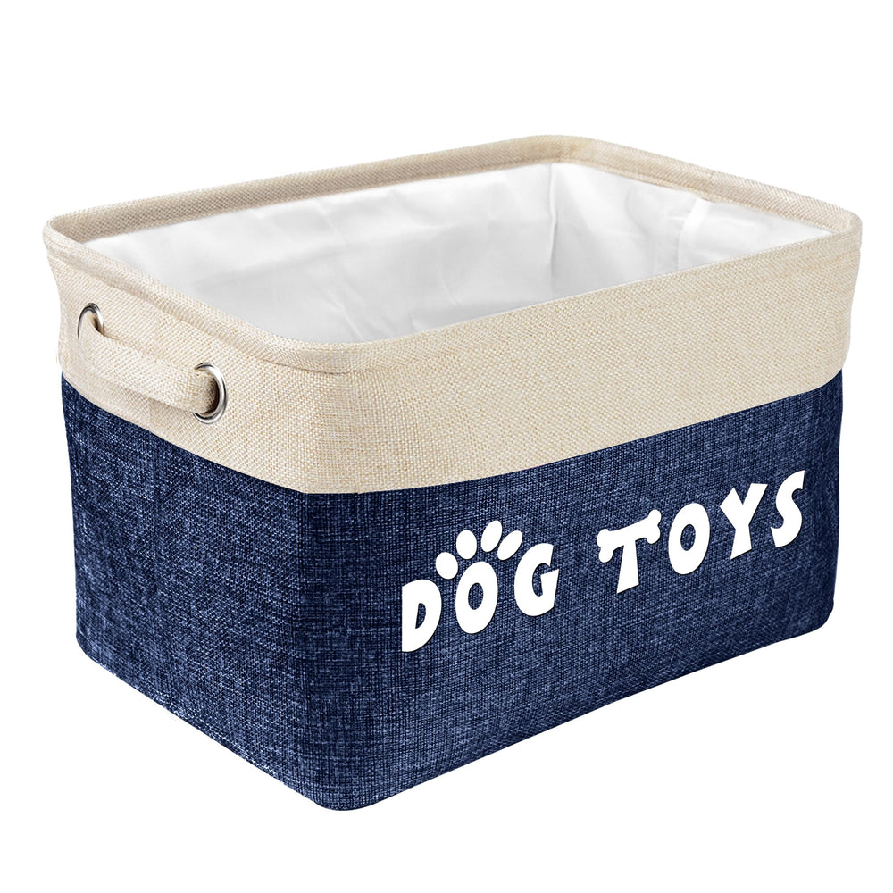 Cesta de juguetes PET ARTIST con gran capacidad para ordenar juguetes de perro.