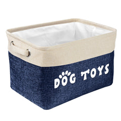 Cesta de juguetes PET ARTIST con gran capacidad para ordenar juguetes de perro.