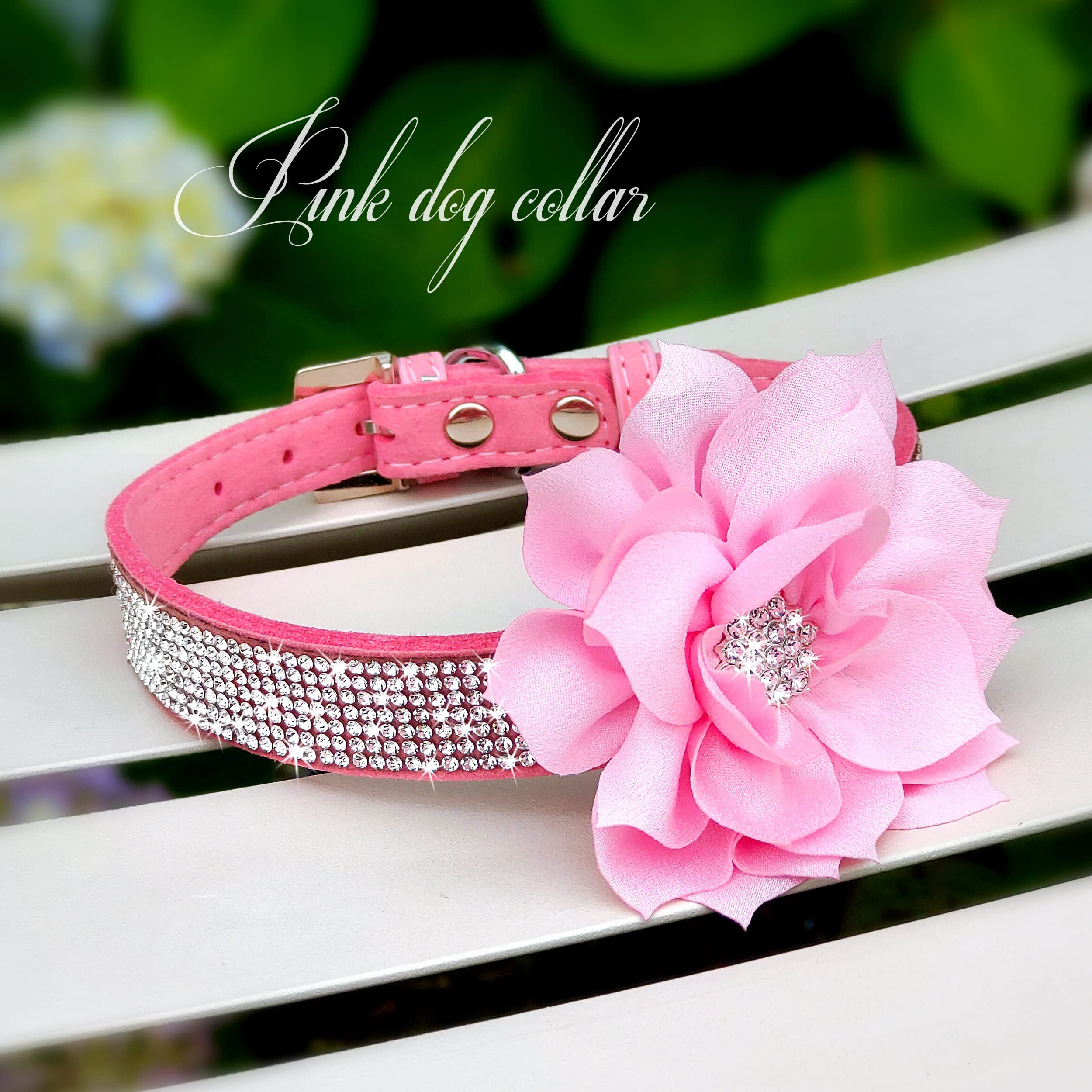 PET ARTIST collar rosa brillante para fiestas o bodas