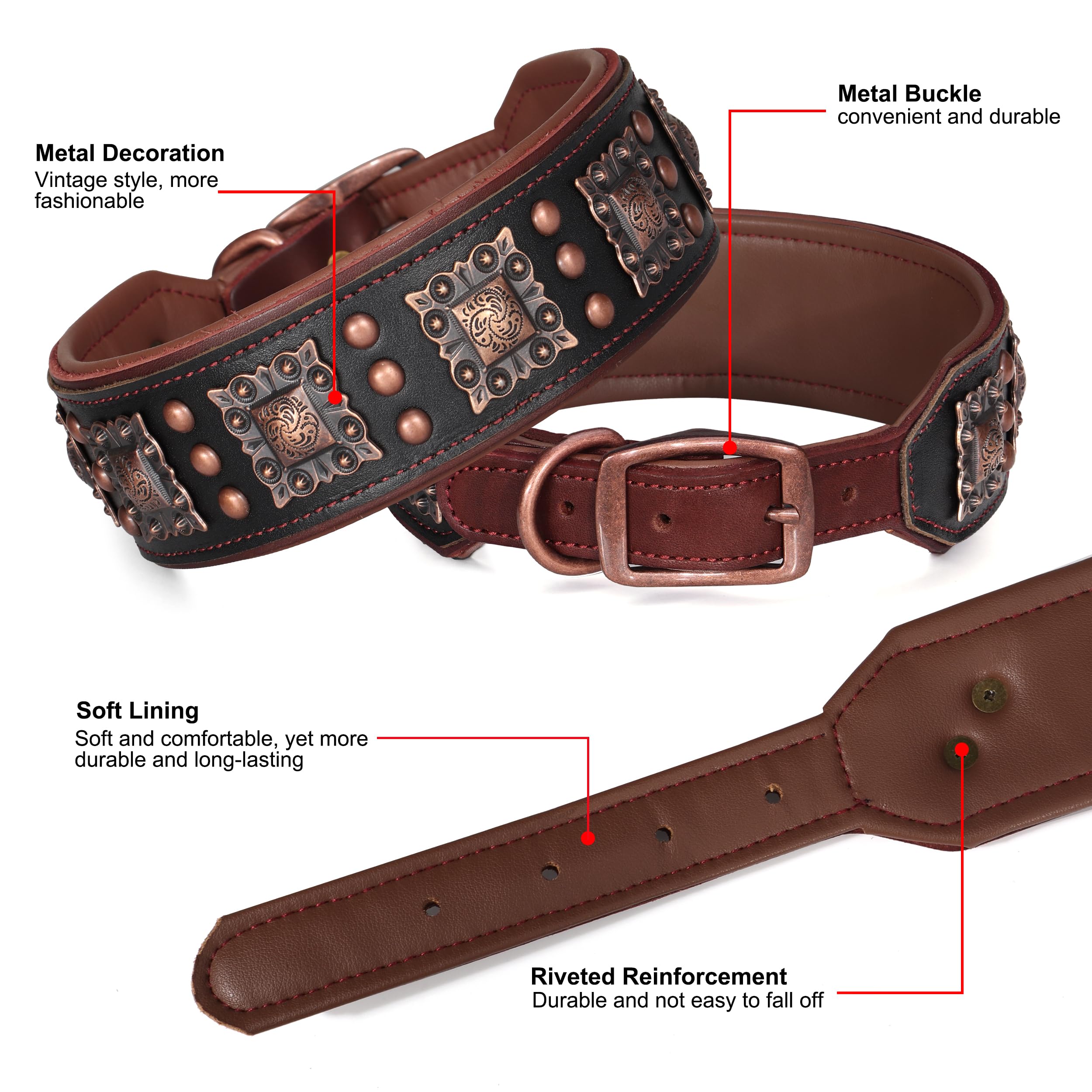 PET ARTIST talla grande 19-22 pulgadas para Pit Bull y Doberman.