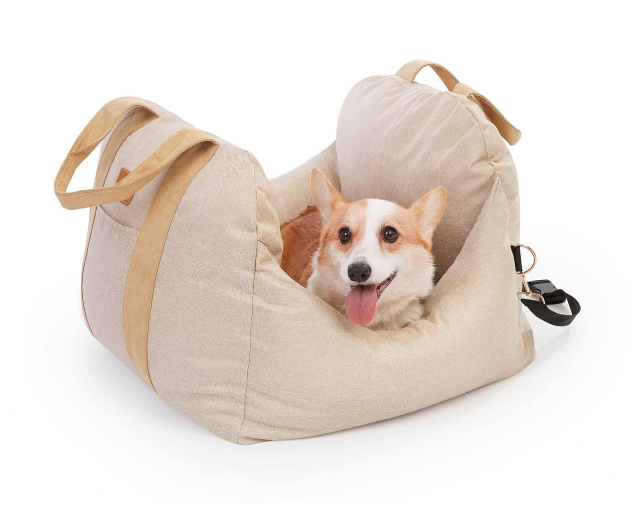 PET AWESOME asiento-perro-coche-frente mejora visibilidad y seguridad.