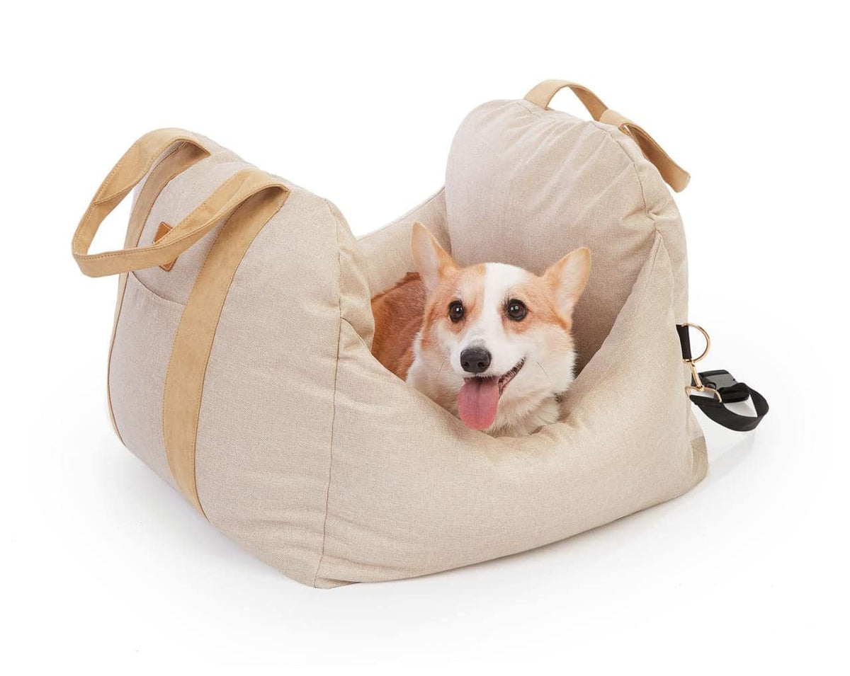 PET AWESOME asiento-perro-coche-frente mejora visibilidad y seguridad.