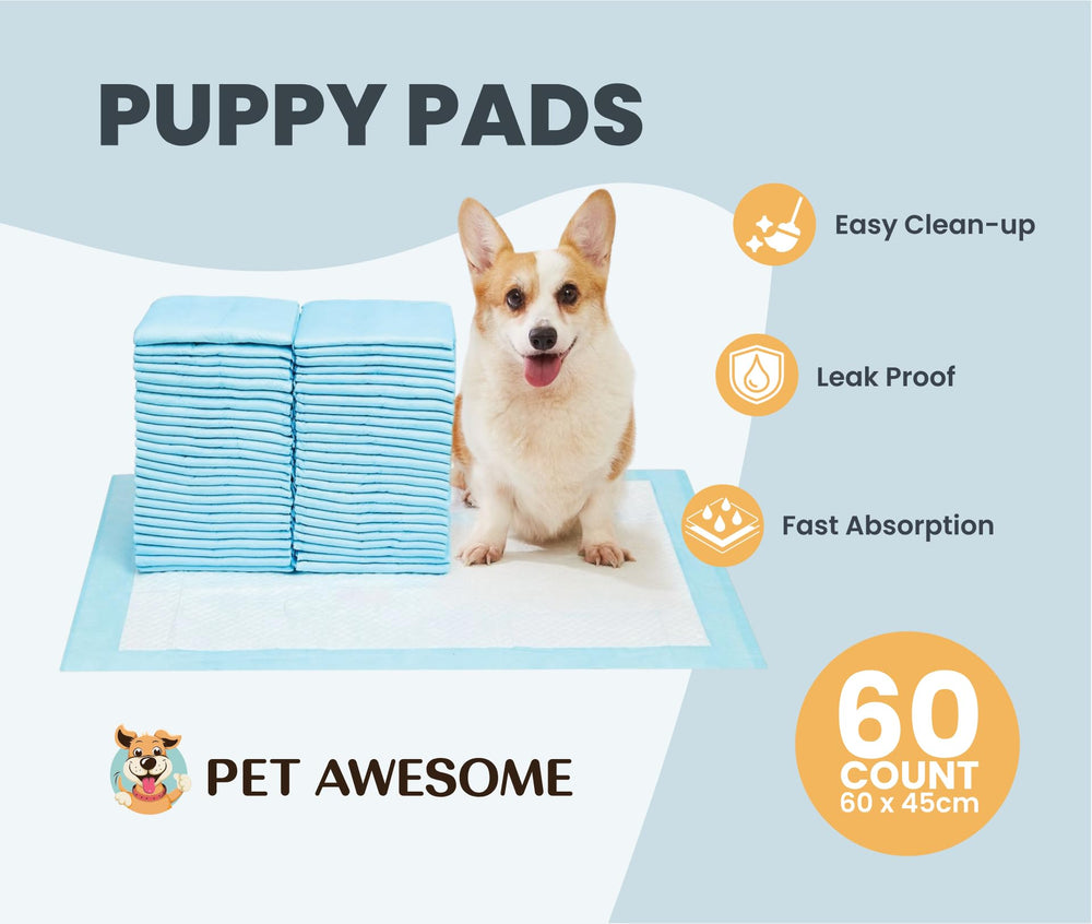 PET AWESOME almohadillas con varias capas absorben líquidos rápidamente.