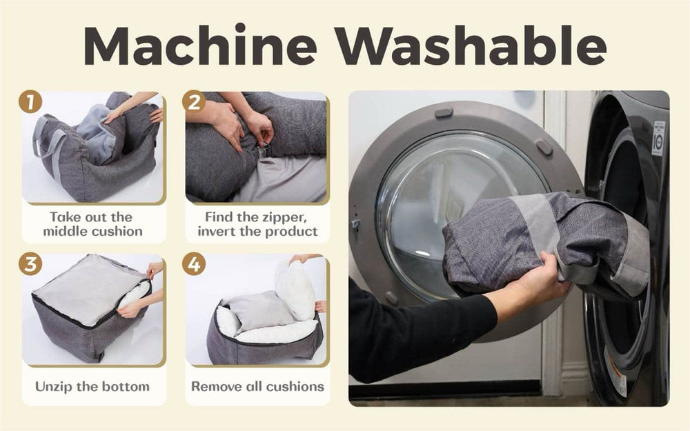 PET AWESOME tejido-resistente-al-agua facilita limpieza.