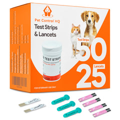 Pet Control HQ tiras de prueba de glucosa para mascotas en casa