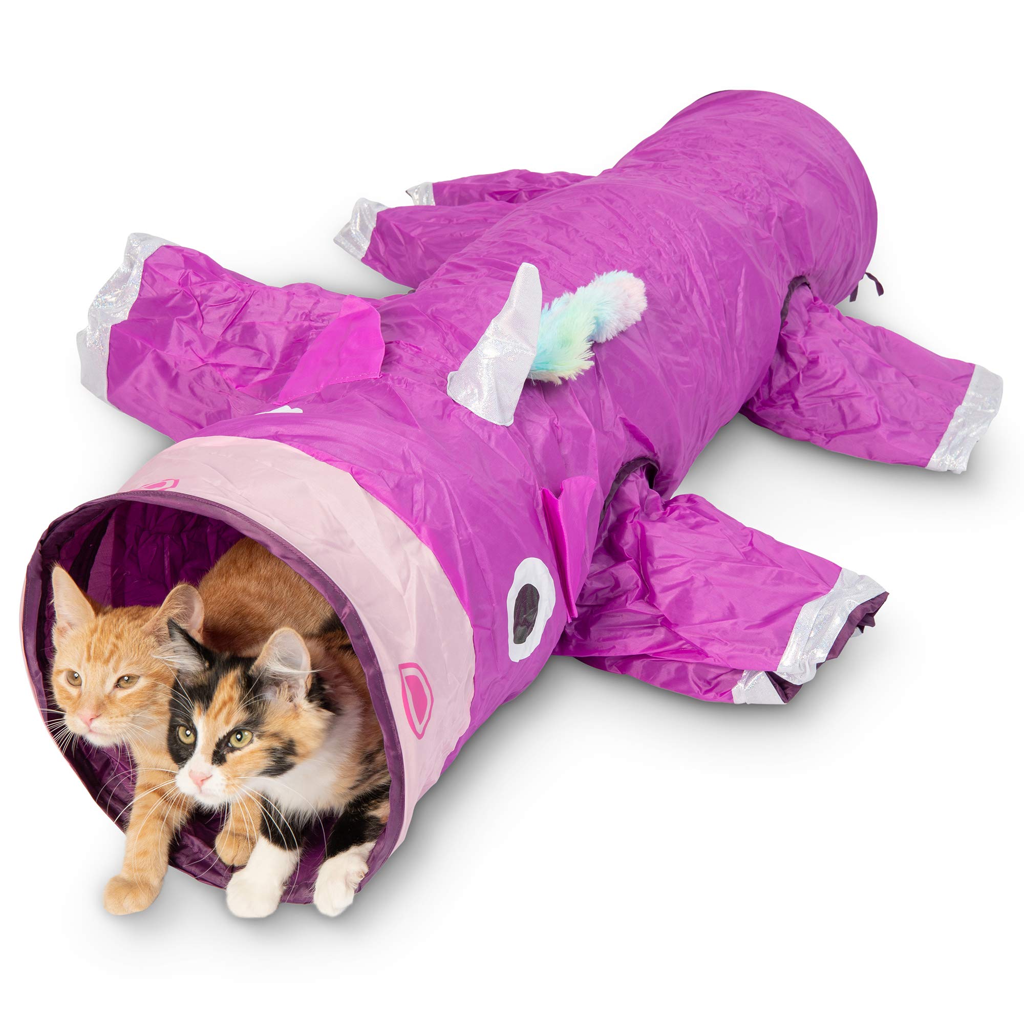 Pet Craft Supply Magic Mewnicorn: túnel grande para explorar y jugar