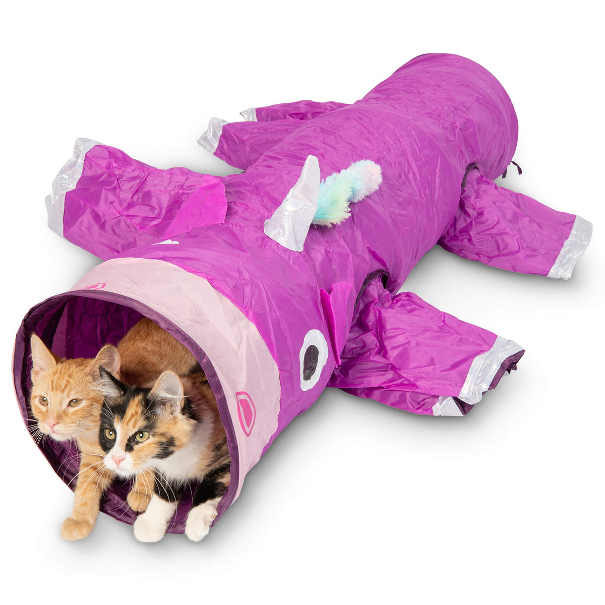 Pet Craft Supply Magic Mewnicorn: túnel grande para explorar y jugar