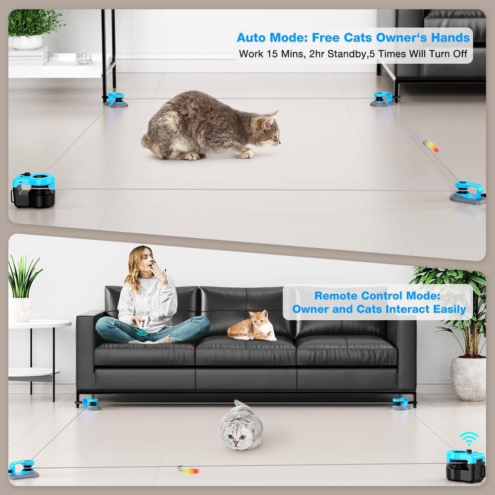 Pet Deluxe Juguete Gato Batería Recargable ofrece horas de juego