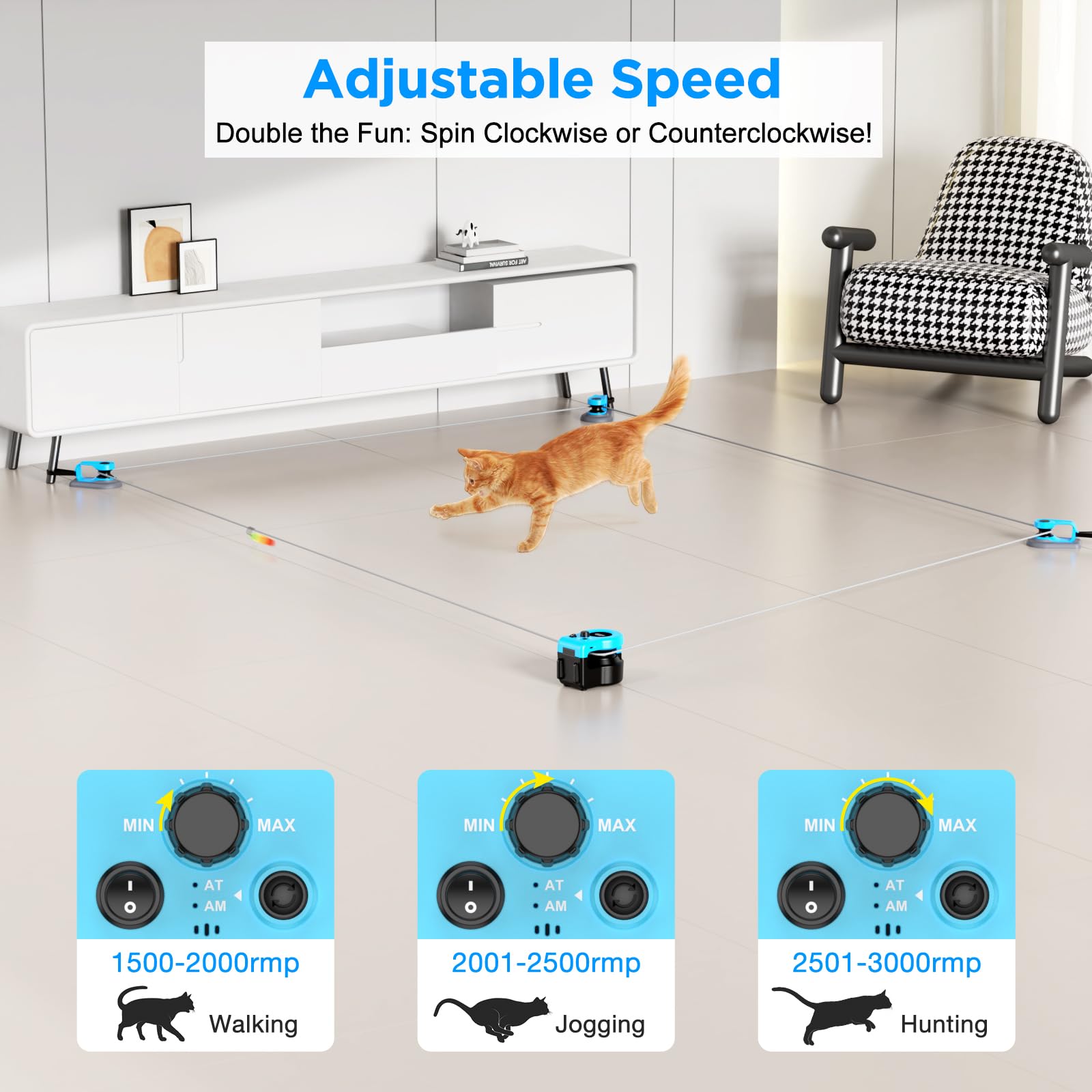 Pet Deluxe Juguete Gato Control Remoto ofrece persecución divertida en casa