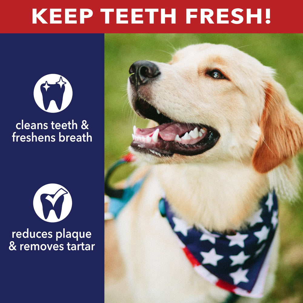 Pet Factory hueso piel de res promueve limpieza dental