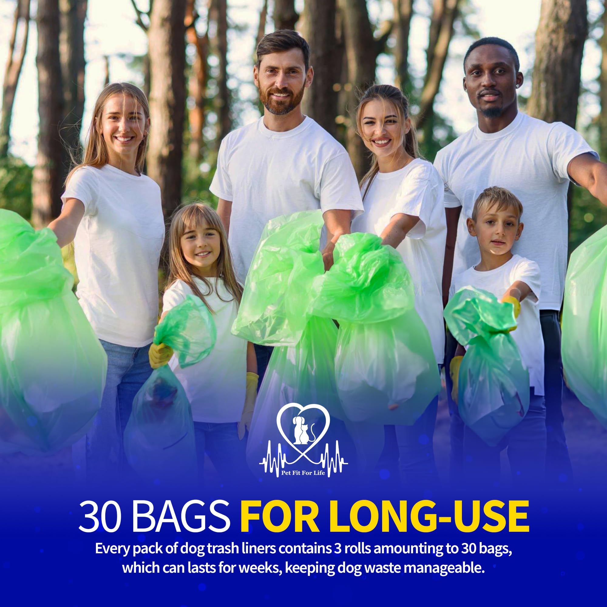 Pet Fit For Life bolsas versátiles para hogar, garaje y cocina.