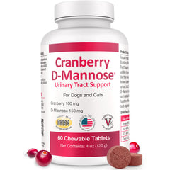 Pet Health Solutions Cranberry D-Mannose: tabletas para perros y gatos.