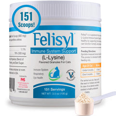 Pet Health Solutions Felisyl L-Lisina: apoyo inmunitario diario para gatos