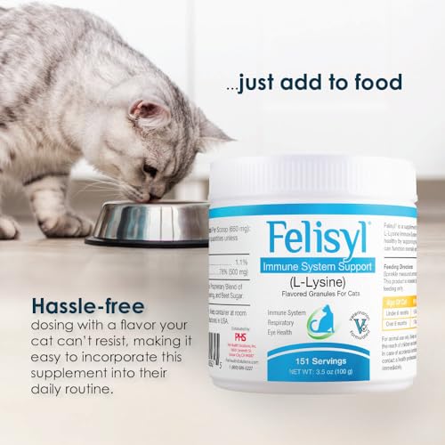 Pet Health Solutions Felisyl L-Lisina: apoyo a la salud ocular de gatos