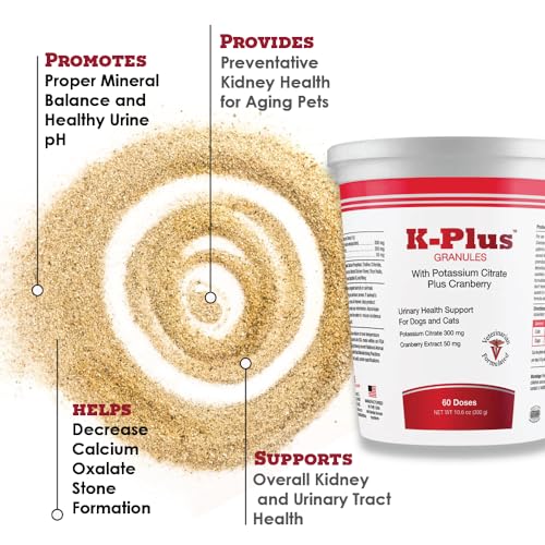 Pet Health Solutions K-Plus granulos en comida de mascota: sabor suave para mezclar.