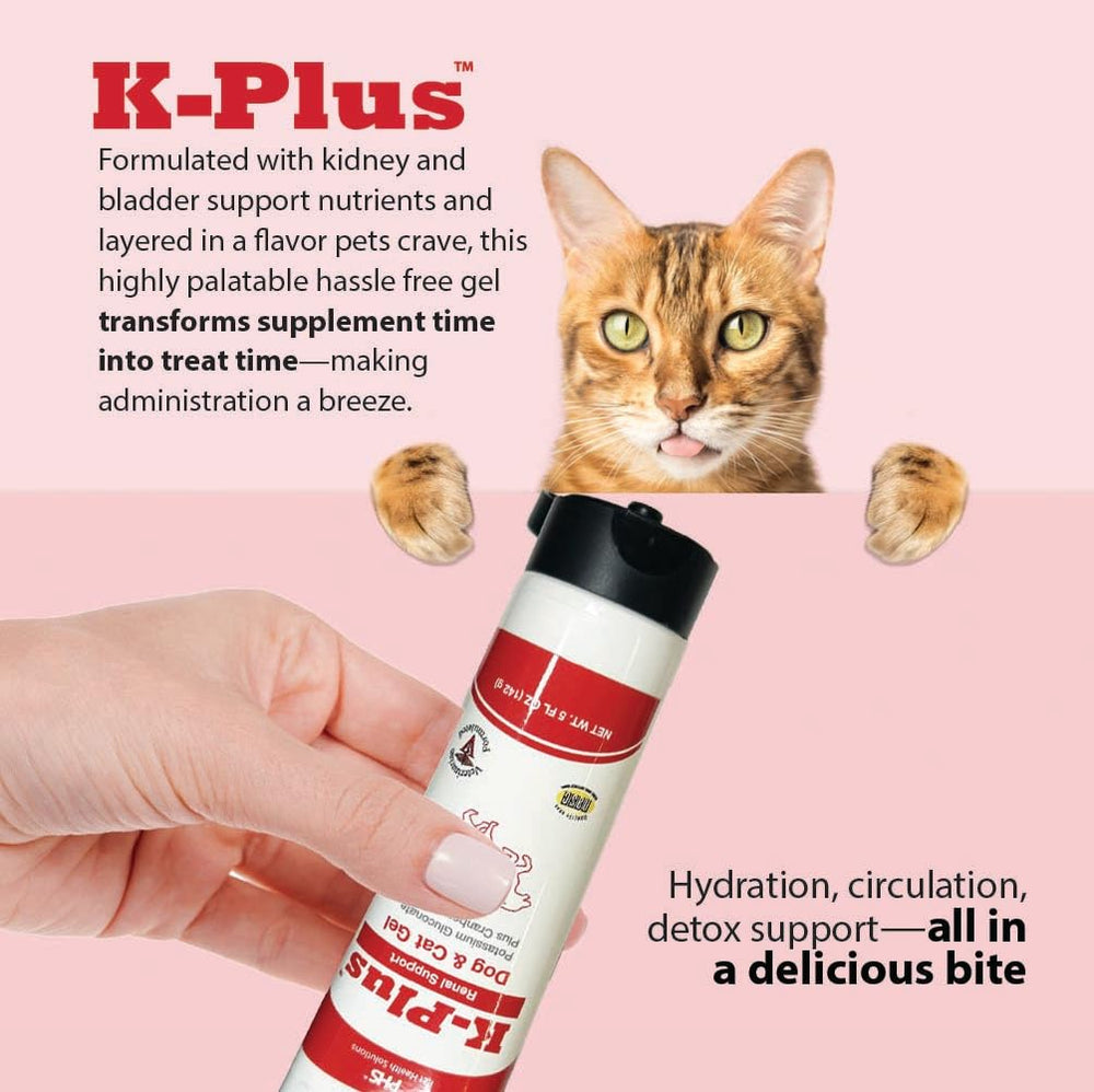 K-Plus Potasio gluconato Gel Renal, ingredientes clave visibles.