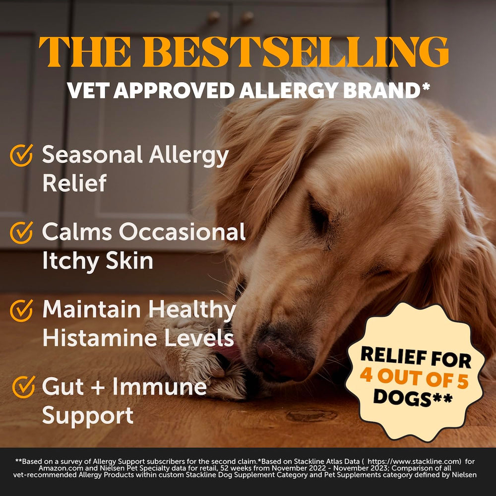 Pet Honesty Allergy Skin Health primer plano de textura, calma irritaciones cutáneas.
