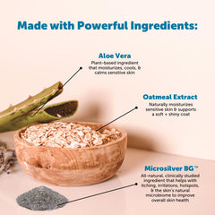Pet Honesty con aloe y avena, ingredientes calmantes para la piel