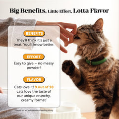 Etiqueta Pet Honesty Lisina para gatos, ingredientes y calidad.