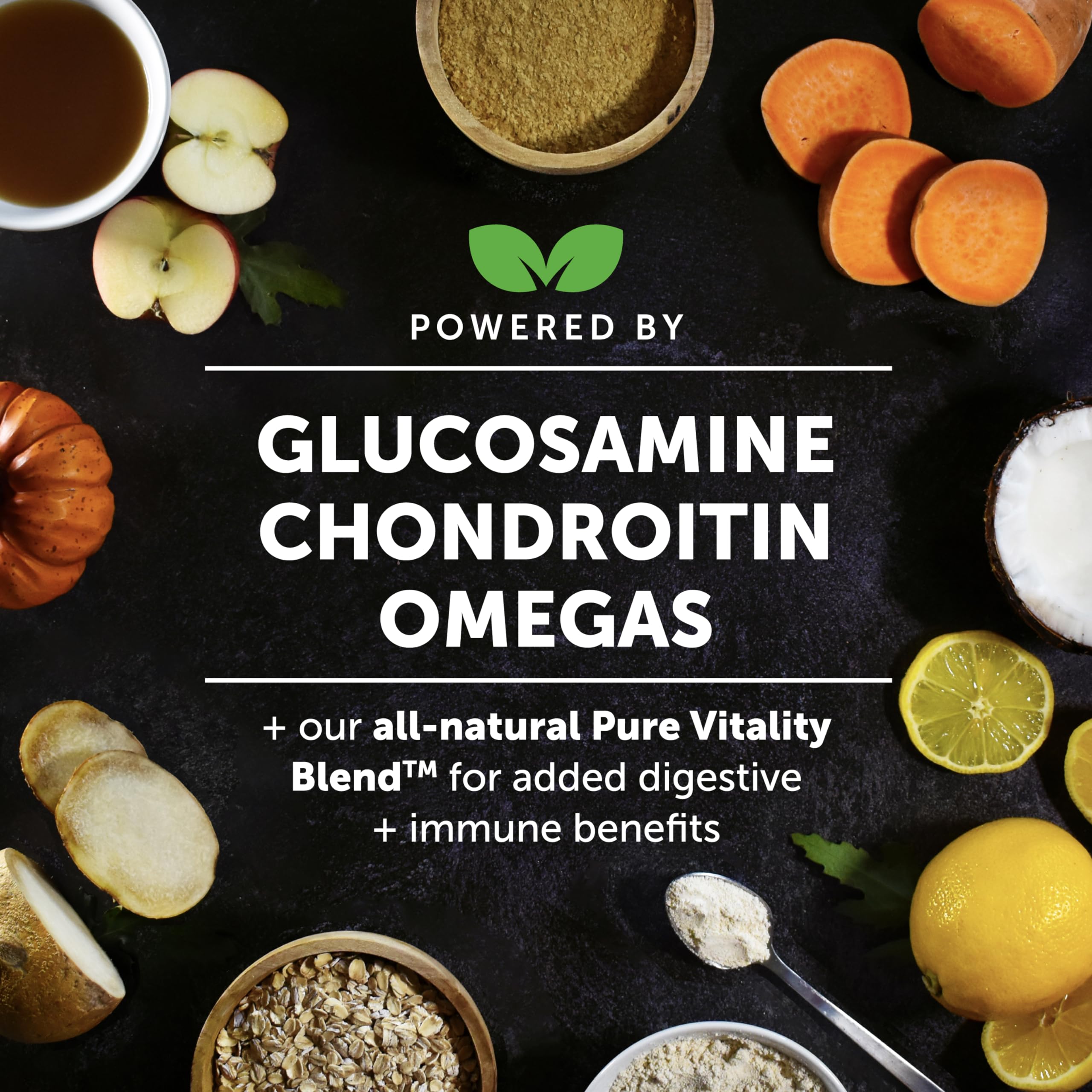 Pet Honesty glucosamina y condroitina para perros, apoyo articulaciones.
