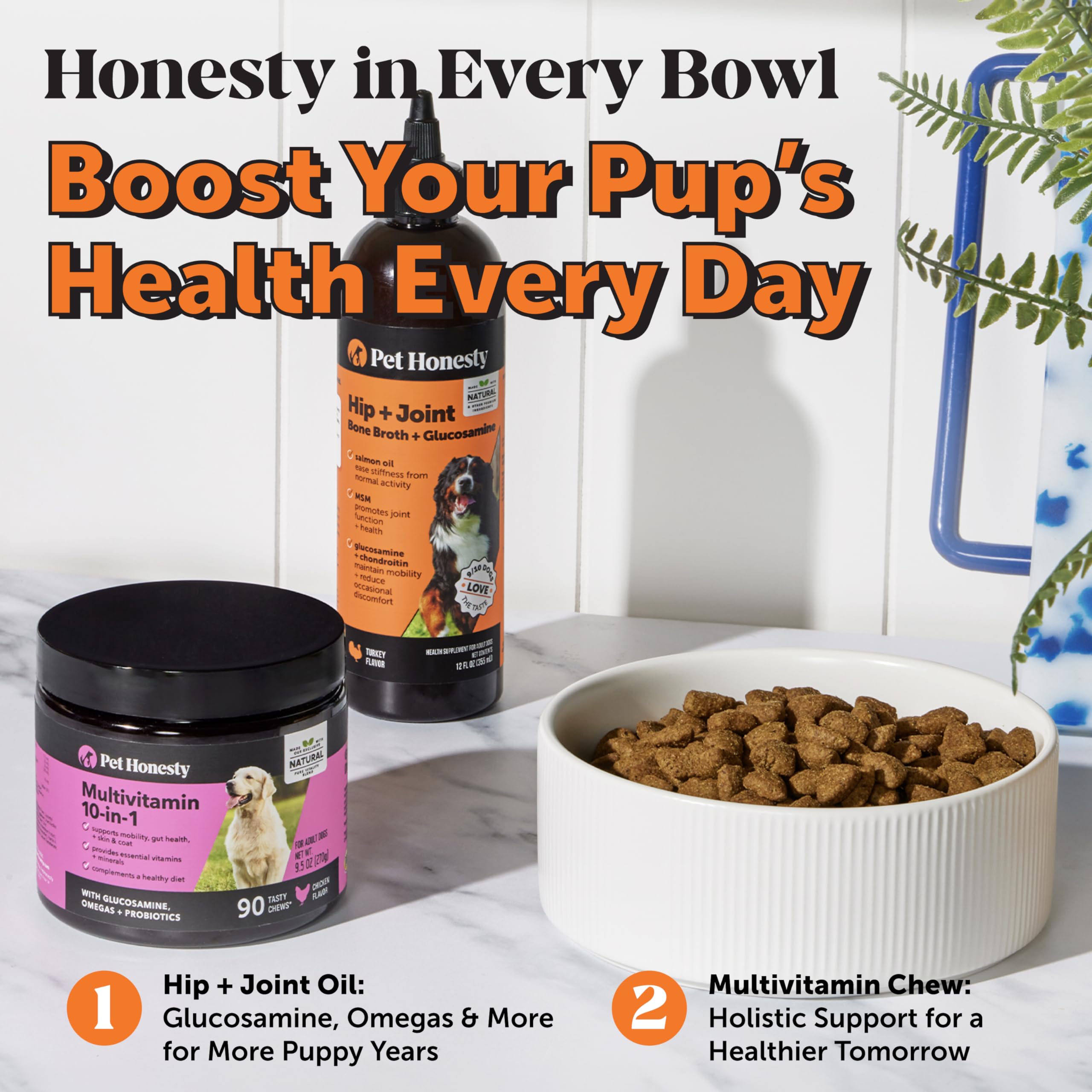 Pet Honesty MSM para función articular y confort diario