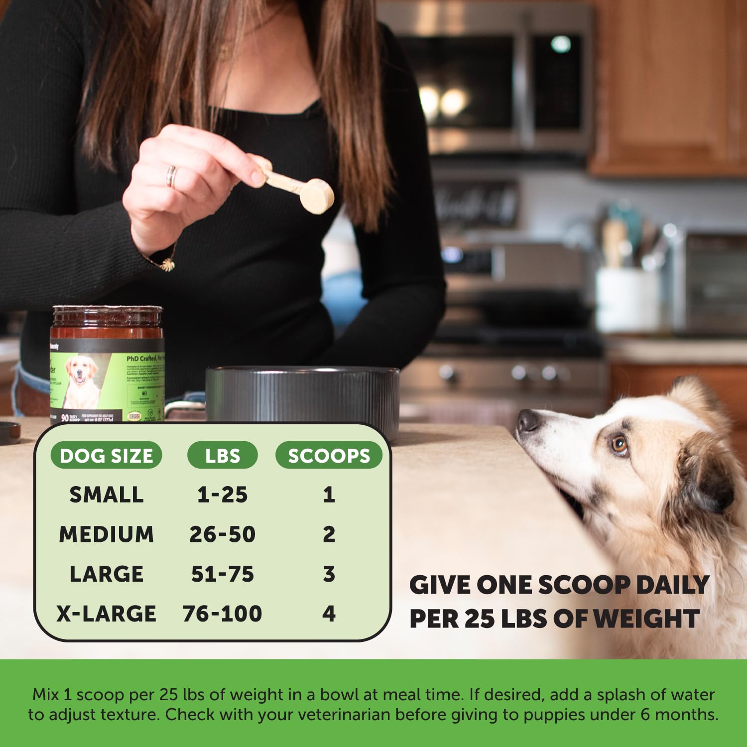 Pet Honesty - uso diario en comida: complemento de fibra para regularidad