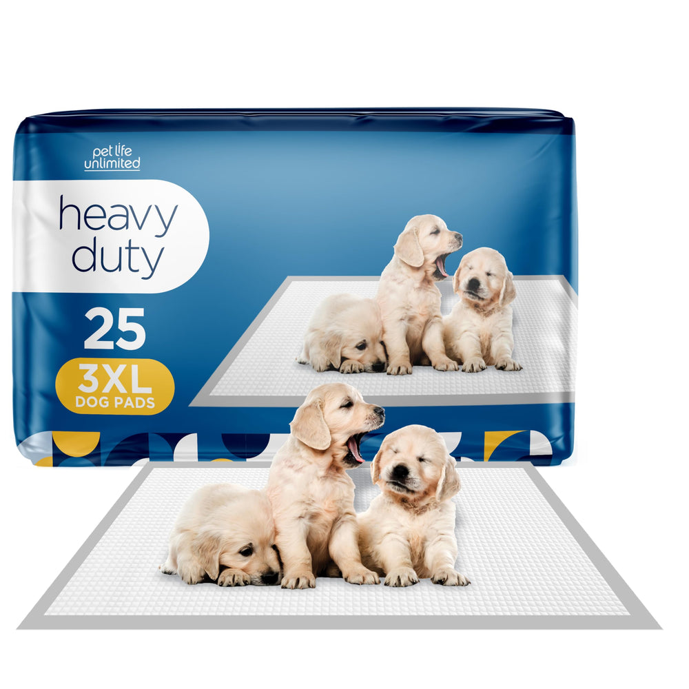 Pet Life Unlimited almohadilla 3XL 36x36 abierta para perros grandes, absorción prolongada.