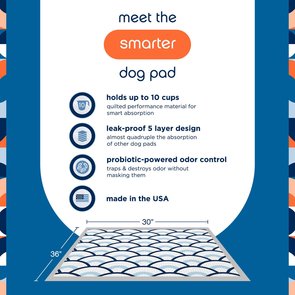 Pet Life Unlimited Smart Prints alta absorción para perros grandes.