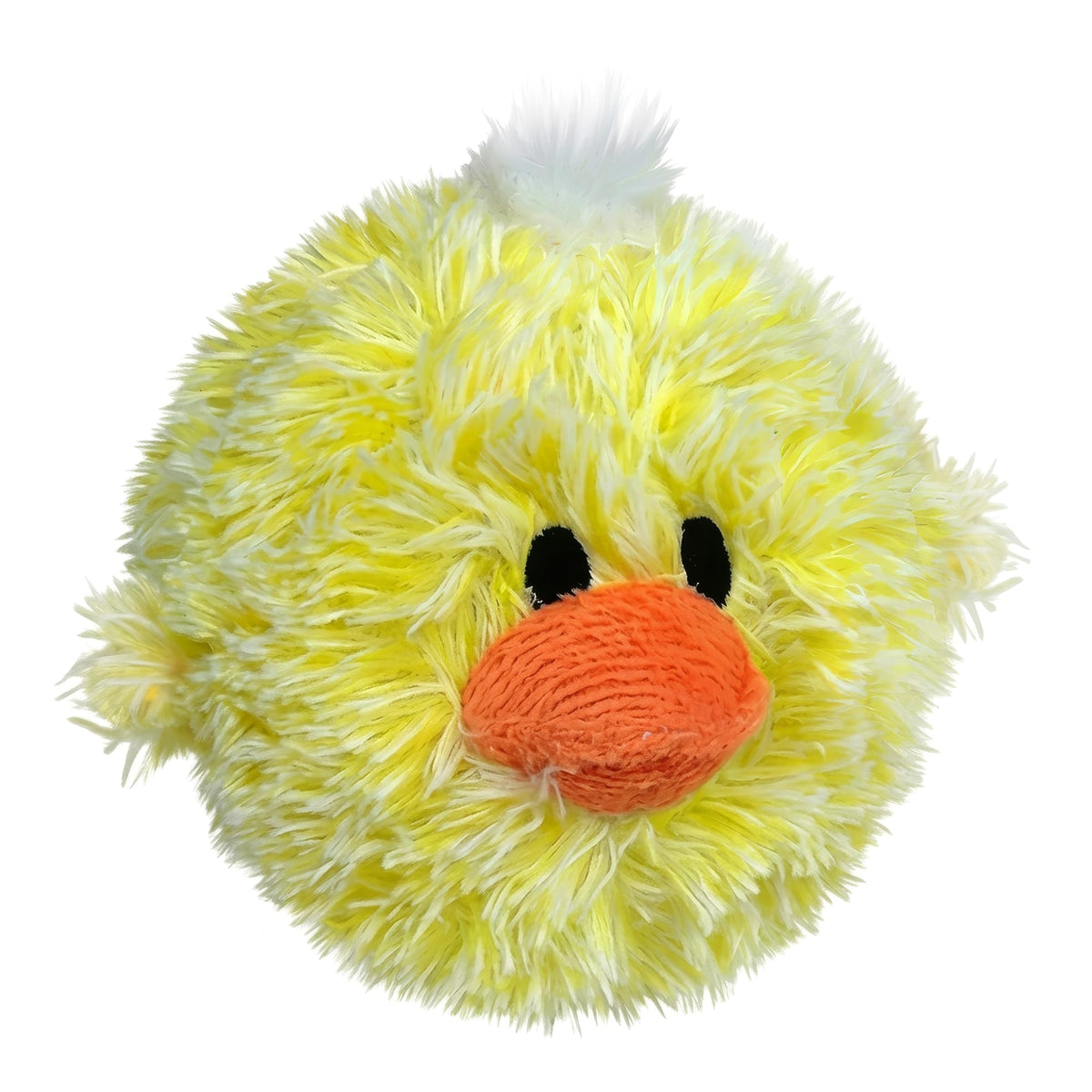 Pet Lou DOG'Z pollito amarillo de 4 pulgadas sin relleno para juego suave.
