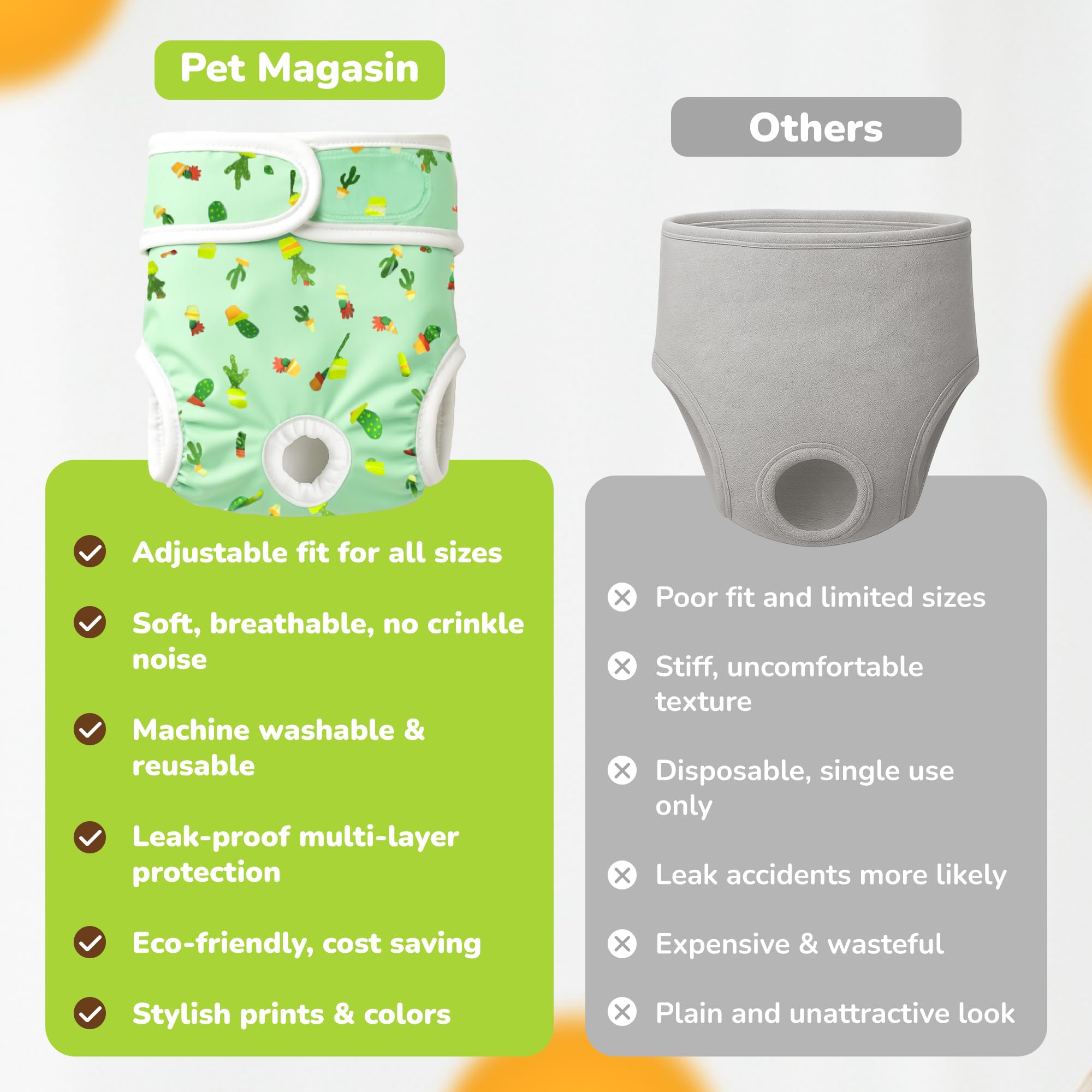 Capa externa impermeable de Pet Magasin evita filtraciones.