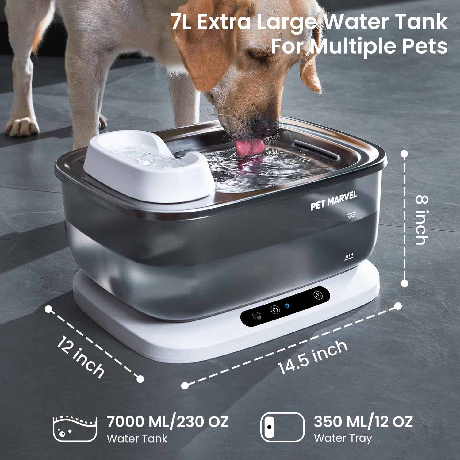 PET MARVEL filtrado-tres-capas mejora la calidad del agua para beber.