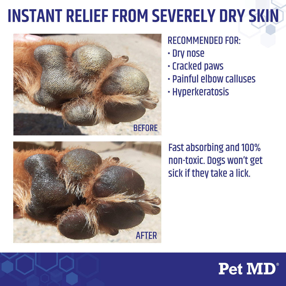 Pet MD bálsamo para nariz de perro 2oz, hidratación suave.