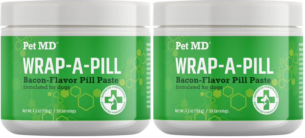 Pet MD Envuelta para pastillas: bolsita de pastillas con sabor tocino para facilitar dosis
