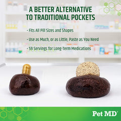 Pet MD Envuelta para pastillas: uso fácil para medicación diaria de mascotas