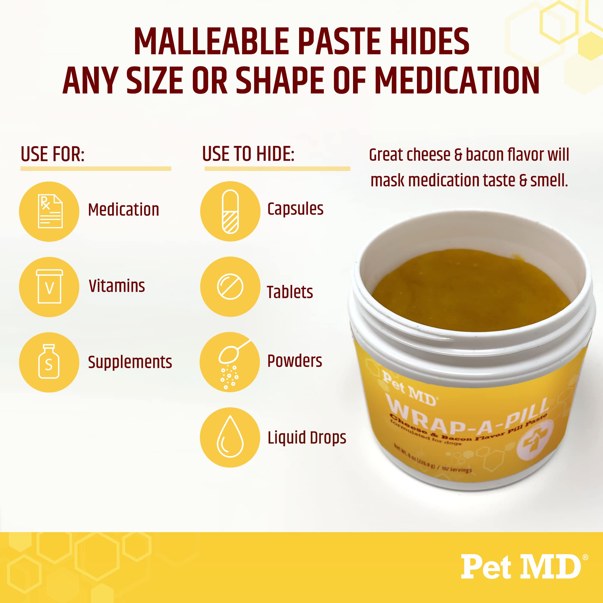 Pet MD Wrap aplicación fácil para esconder pastillas en perros