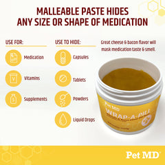 Pet MD Wrap aplicación fácil para esconder pastillas en perros