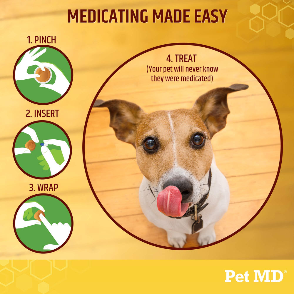 Pet MD Wrap envase de 8oz para medicación de mascotas