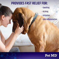 Zonas calientes en perros, gatos y caballos, usando Pet MD