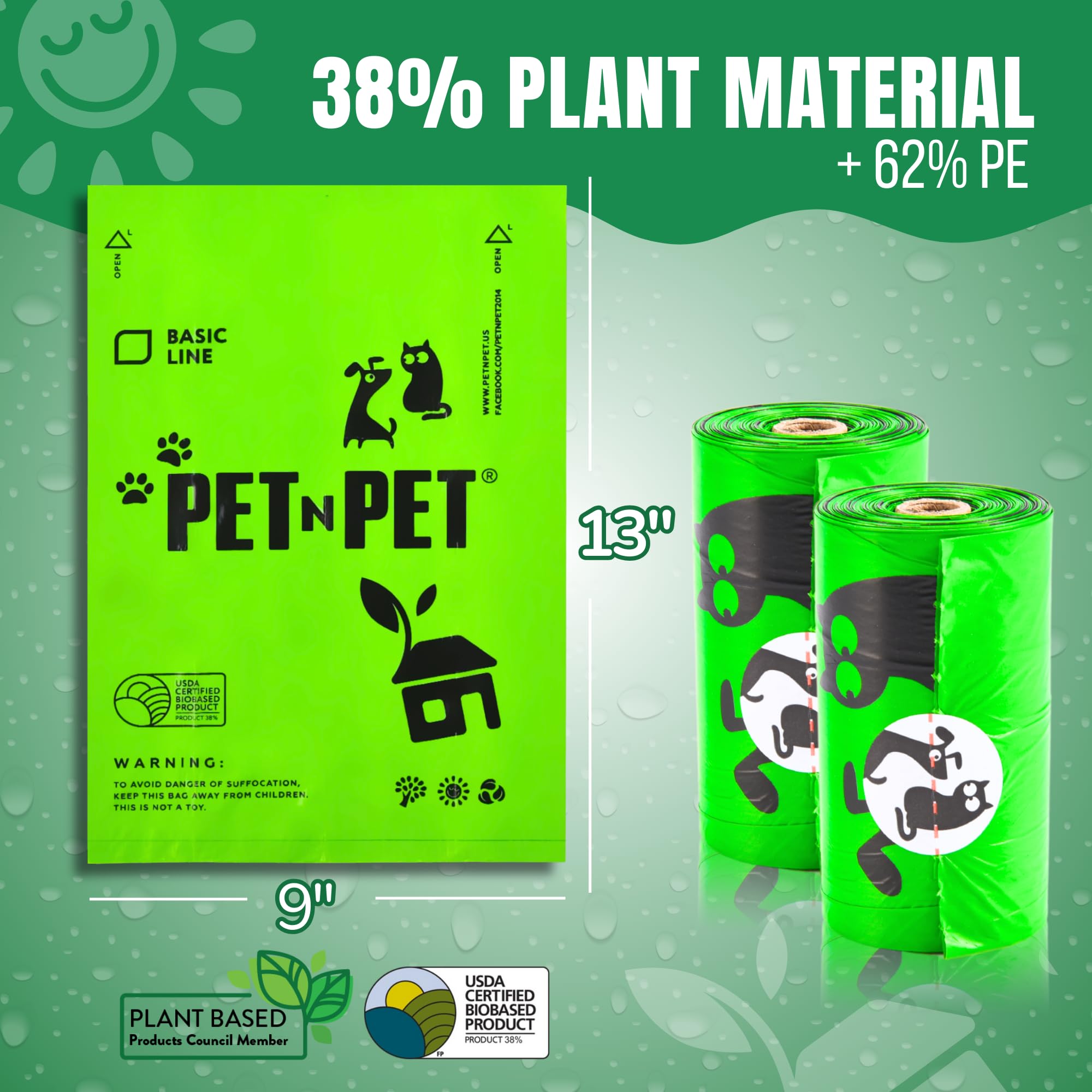 PET N PET bolsas extra gruesas 9x13 pulgadas para mayor protección durante limpiezas