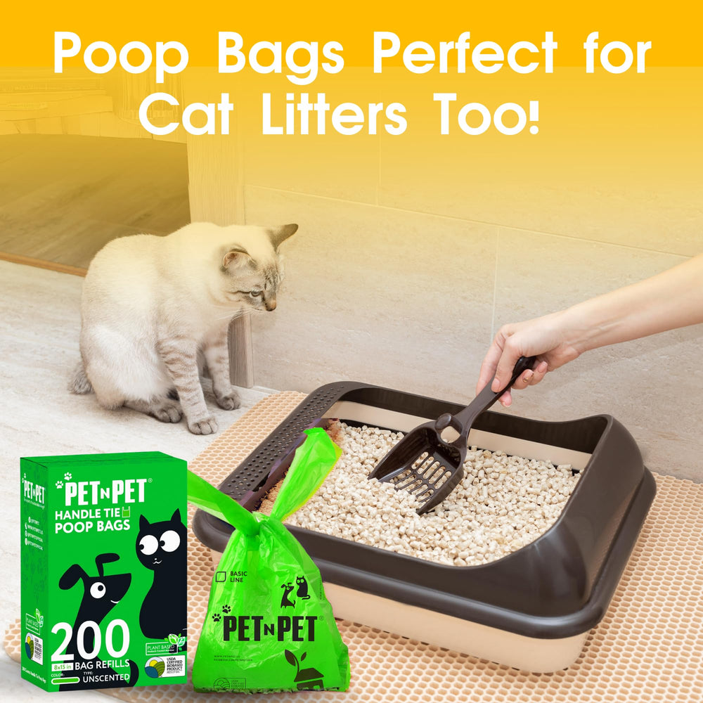 PET N PET bolsas extra gruesas para resistencia en recogidas de mascota.