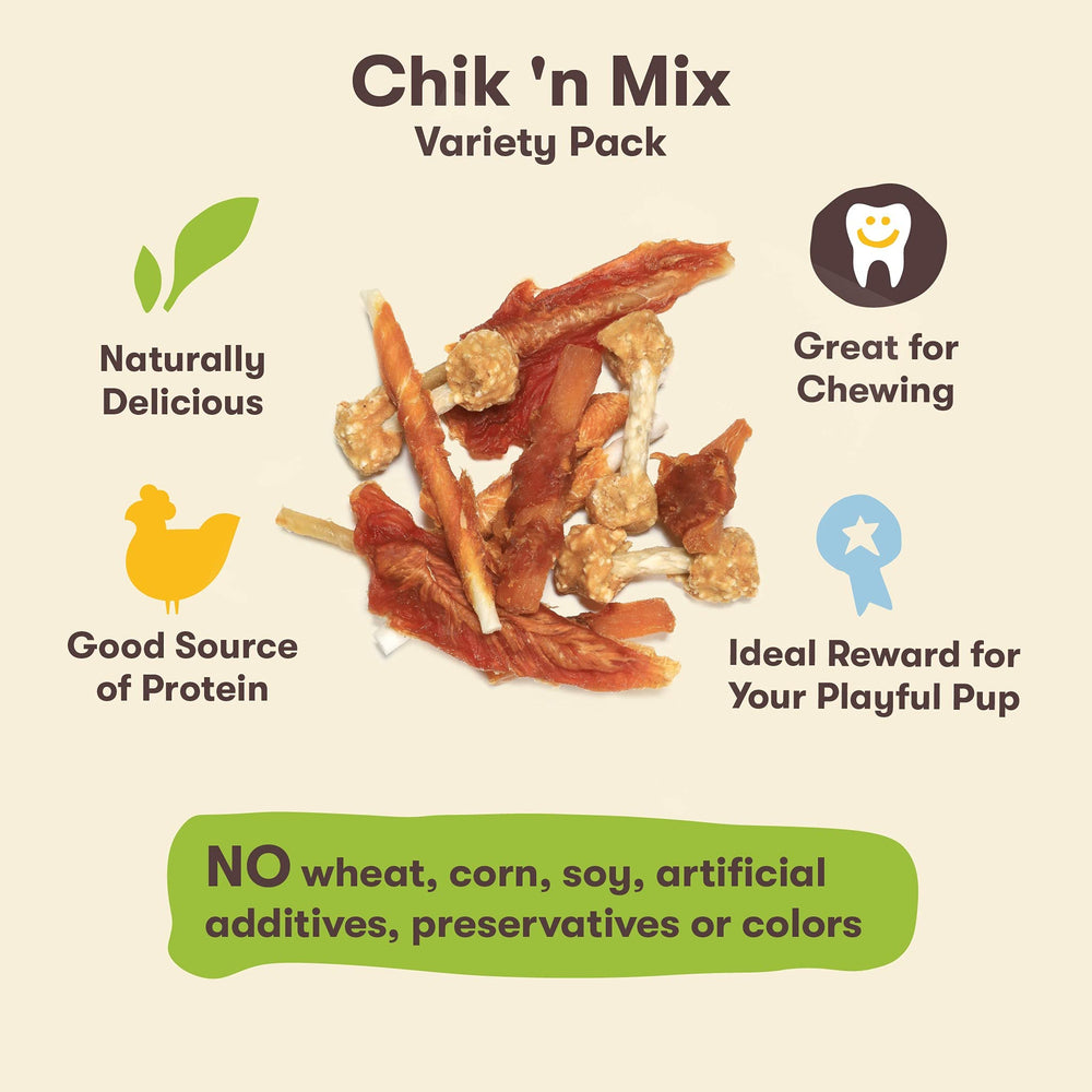 Pet ’n Shape Chik ’n Mix: delicias envueltas de batata con sabor suave para perros