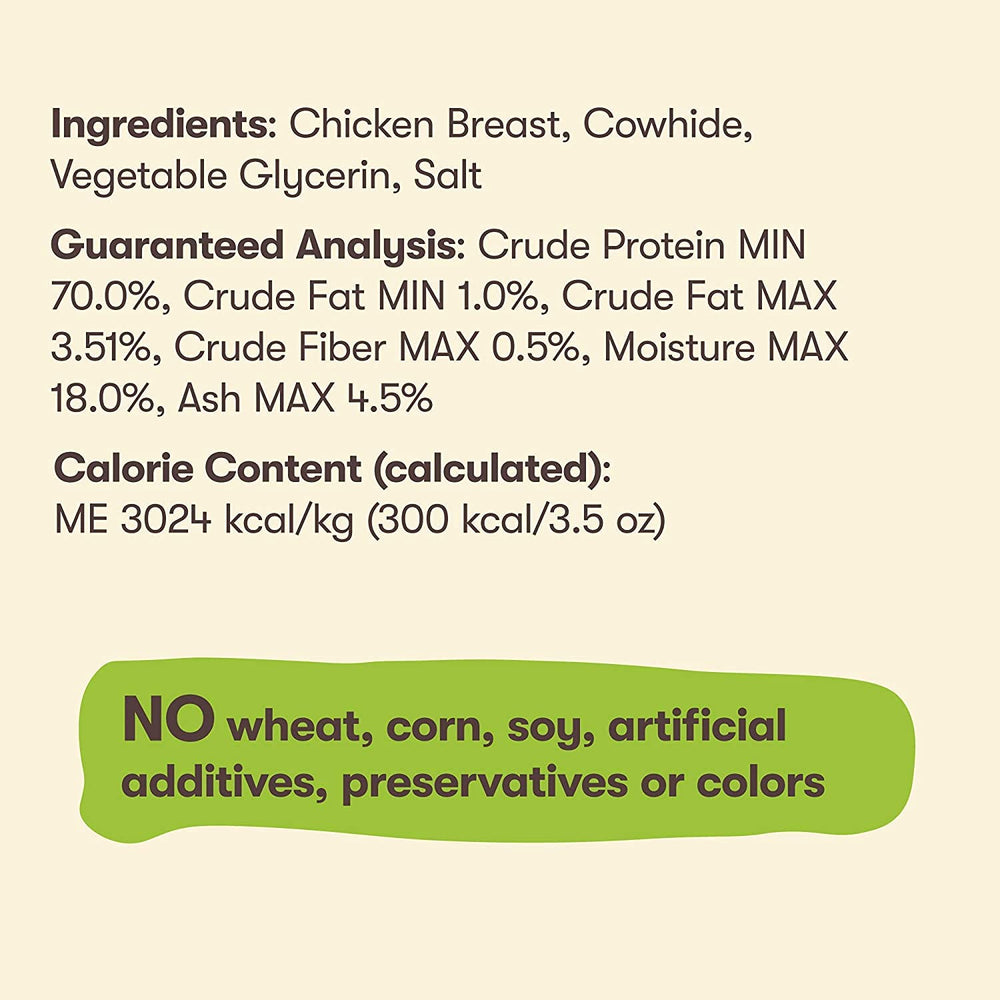 Pet 'n Shape Chik 'n Skewers sabor natural: opción sin granos para perros