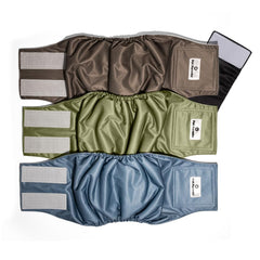 Bandas de barriga Pet Parents para perros macho, pack de 3, útiles para entrenamiento y manejo.