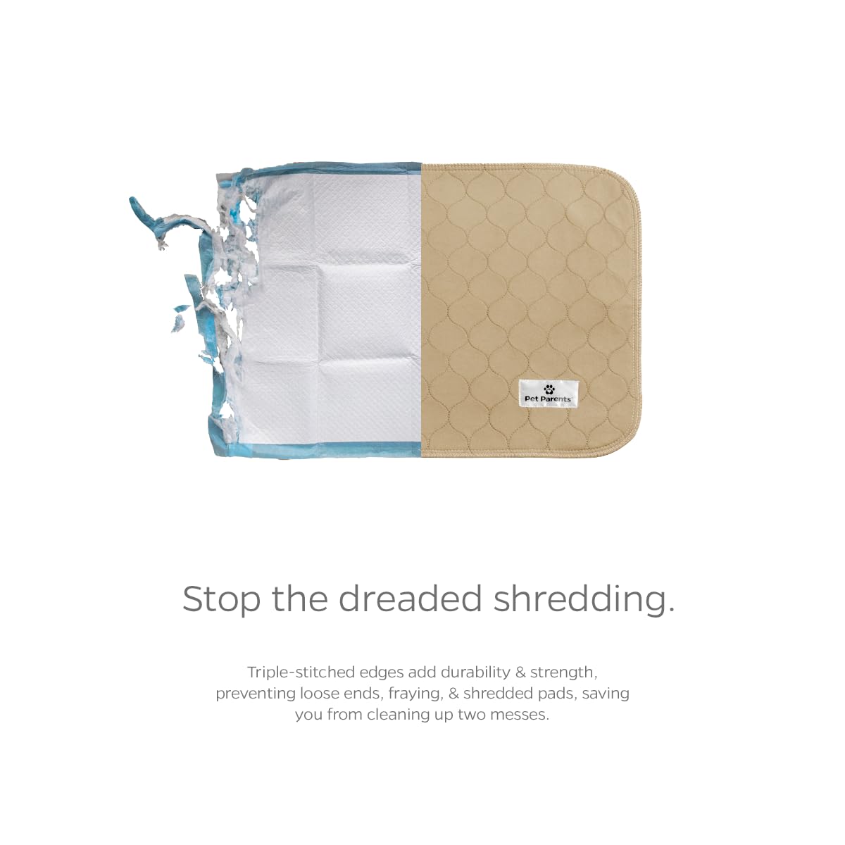 Pet Parents Pawtect Pad adherencia StickyPaw evita deslizamientos.