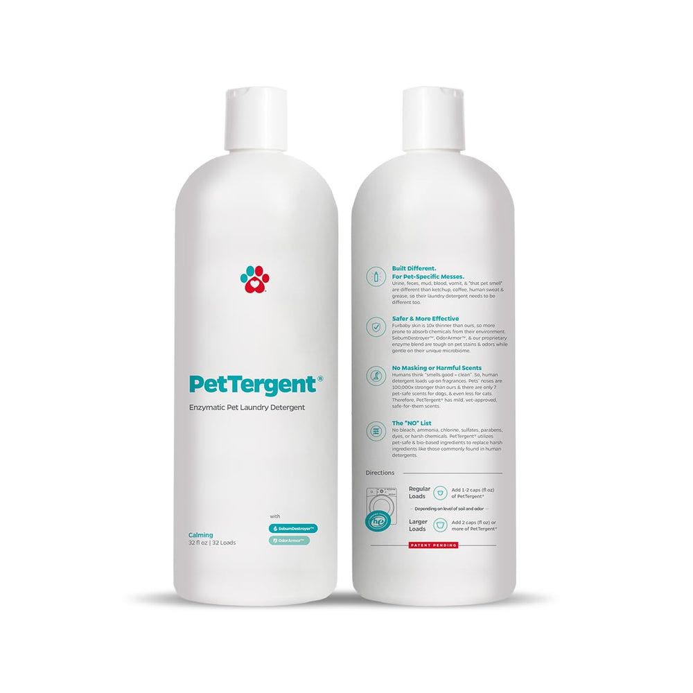 Pet Parents PetTergent, textiles del hogar de mascotas con limpieza suave.