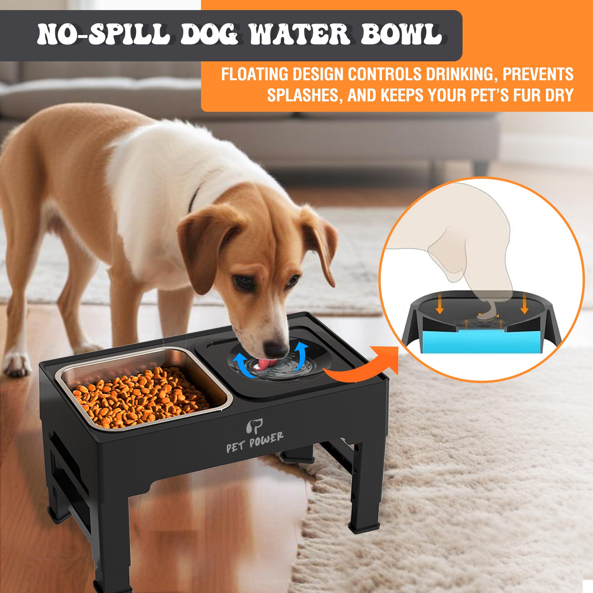 PET POWER patas plegables permiten guardar y transportar el conjunto fácilmente.