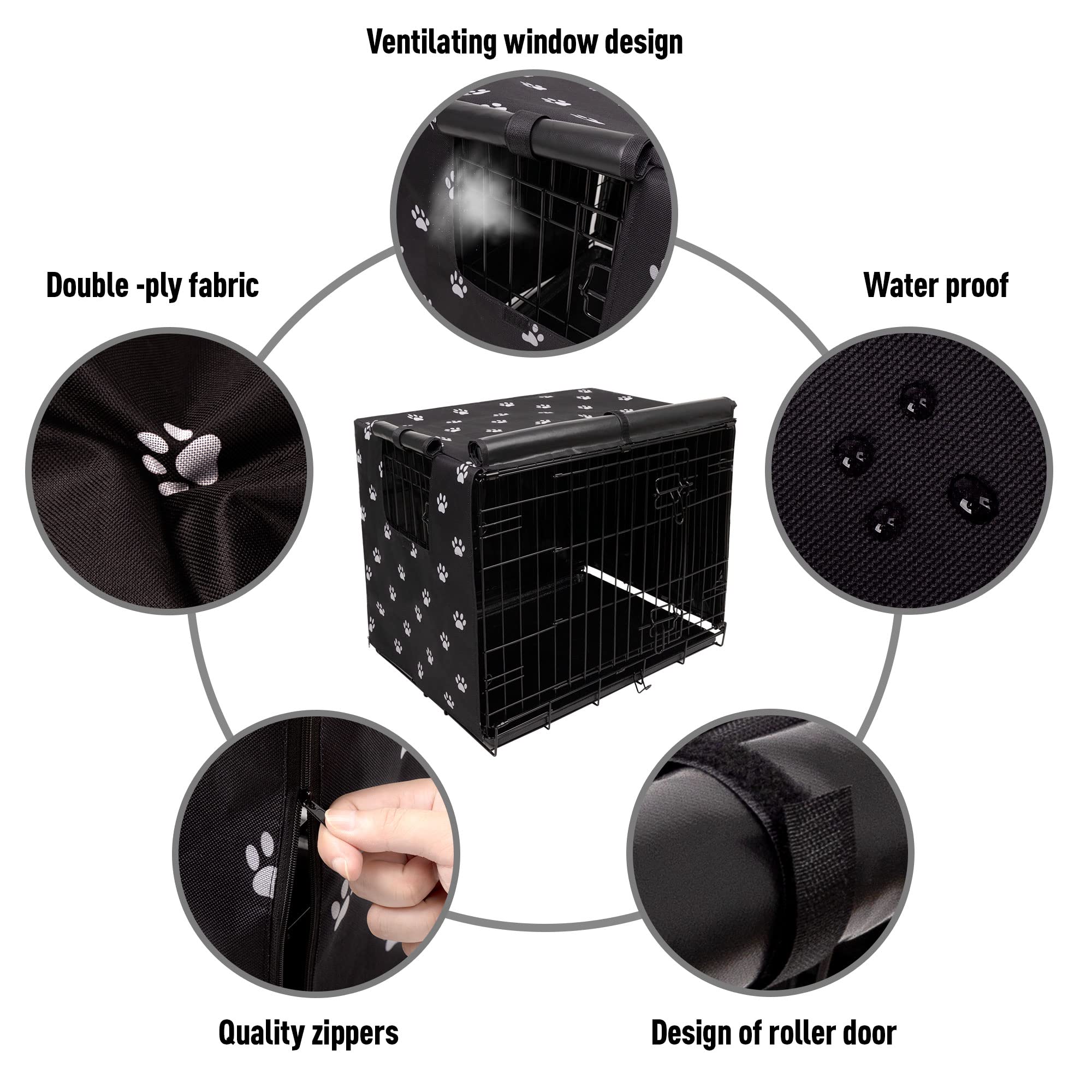 Funda Pet Prime para jaula de alambre de 36 pulgadas instalación rápida