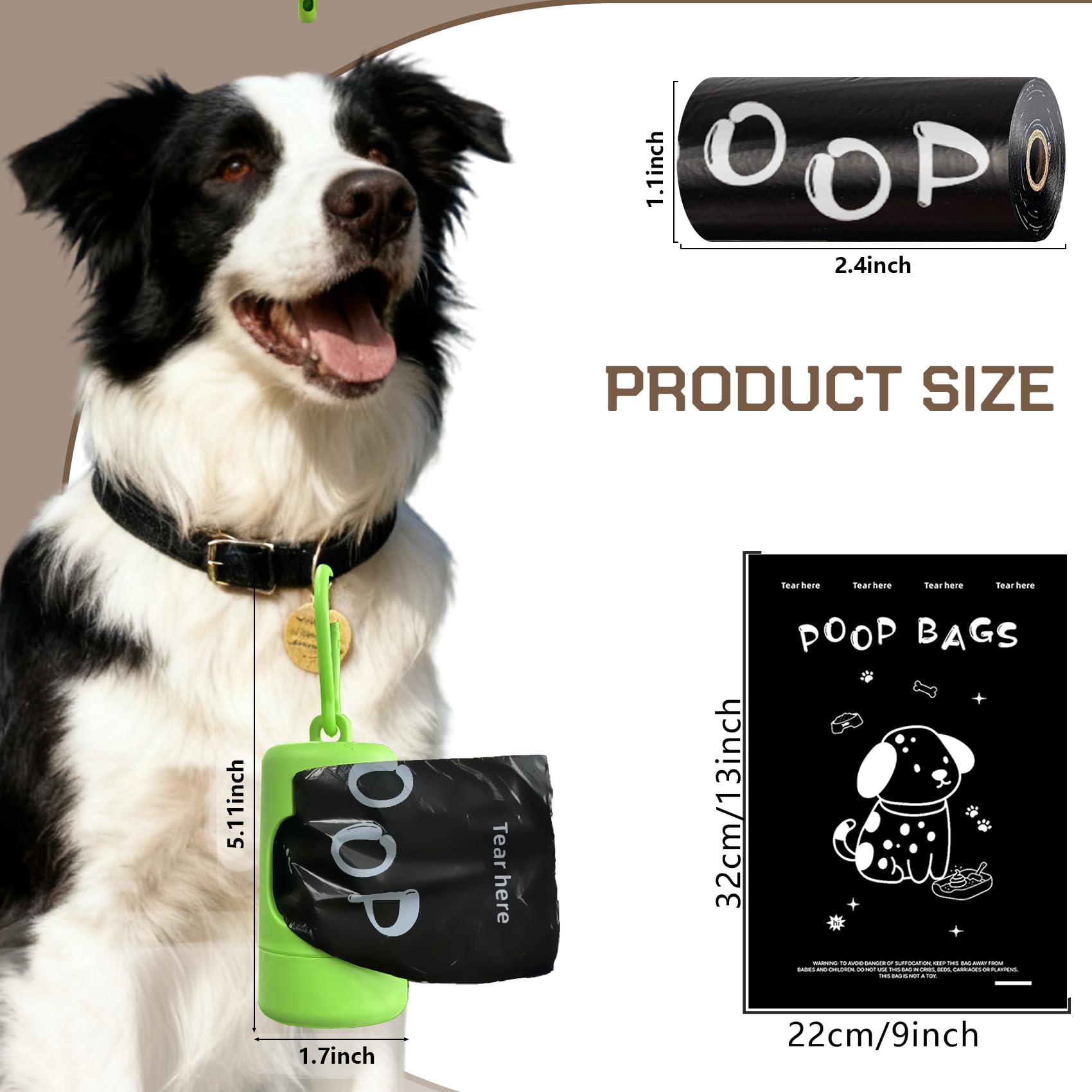 Pet Rhythm dispensador para bolsas, fácil de usar durante paseos