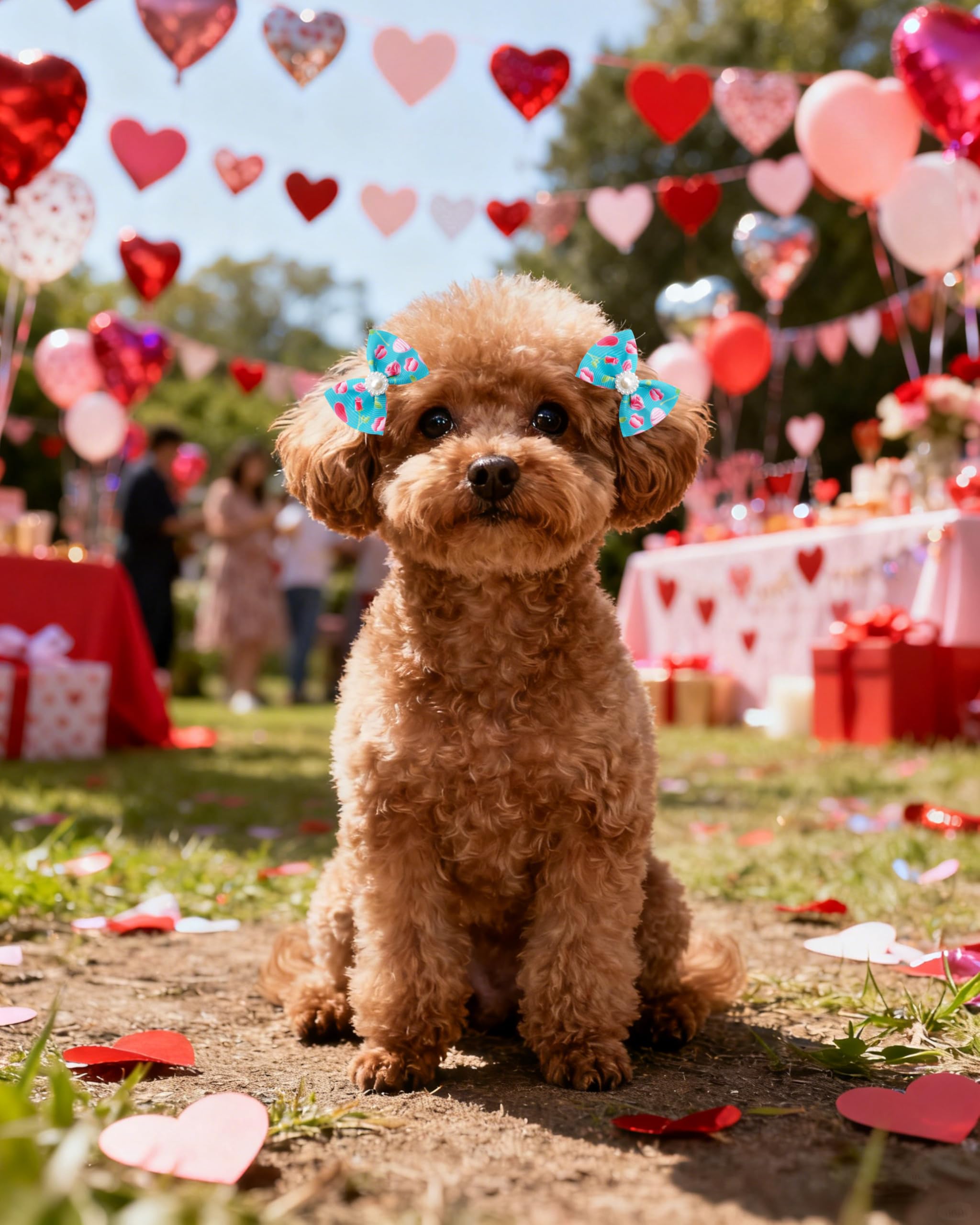 PET SHOW Accesorio de fiesta para perro, perfecta para Valentín.